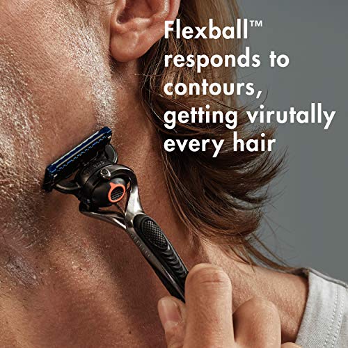 Gillette Fusion Proglide Manual Men's Razor With Flexball Handle Technology With 1 Razor Blade (Pack of 3)