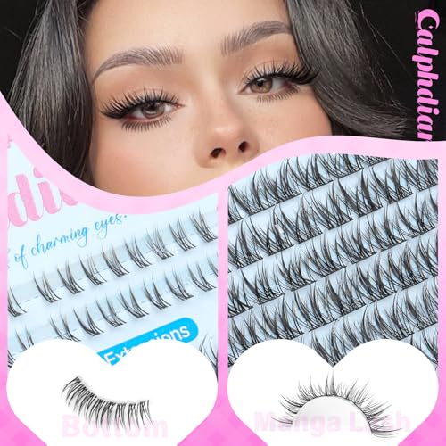 Wispy Cluster Lashes 11-13mm C-Curl DIY Eyelash Extensions