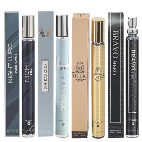 MZANK Cologne for Men 4 Pack Travel Size Gift Set
