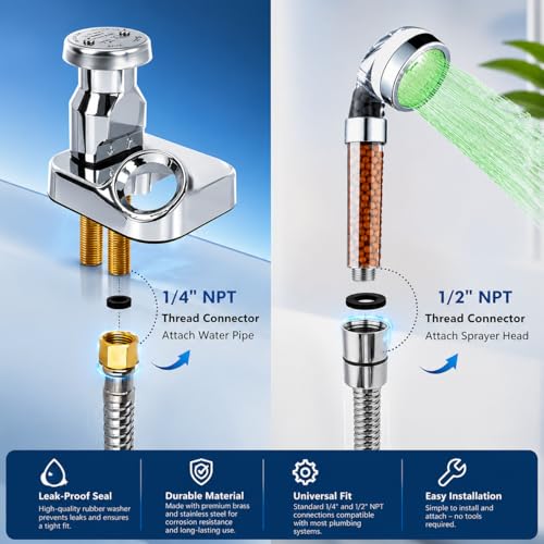 Socila LED Color Changing Shampoo Bowl Sprayer Head