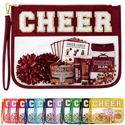 Cheer Makeup Bag with Chenille Letters | Cheerleader Gifts