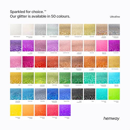 Hemway Premium Ultra Sparkle Glitter Multi Purpose Metallic Flake for Arts Crafts Nails Cosmetics Resin Festival Face Hair - Bronze Brown - Ultrafine (1/128" 0.008" 0.2mm) 100g / 3.5oz
