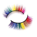 Colored 3D Mink Lashes - 17mm Rainbow Eyelashes
