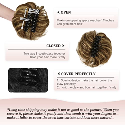 Claw Clip Messy Bun Hair Piece | Real Human Hair Extensions