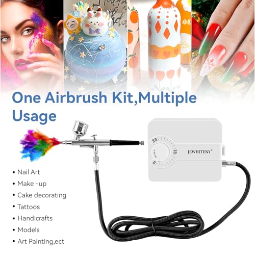 Professional Airbrush Kit with 3 Nozzles for Nails & Art