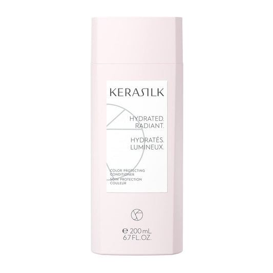 KERASILK Color Protecting Conditioner | Prevents Premature Color Fading | Detangles |Hydrates & Enhances Shine | For Color Treated & Lightened Hair | Ideal For All Hair Types & Textures | 200ml