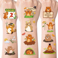 Groundhog Day Temporary Tattoos, 8 Sheets 300+ Designs