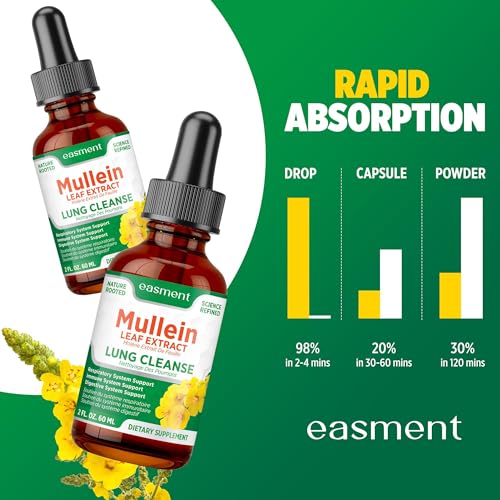 Easment Mullein Leaf Extract Drops for Respiratory Support