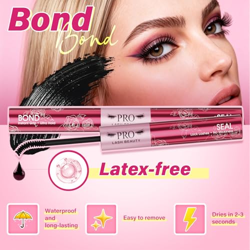 PRO LASHBEAUTY Waterproof Lash Bond & Seal Glue Kit 10ml