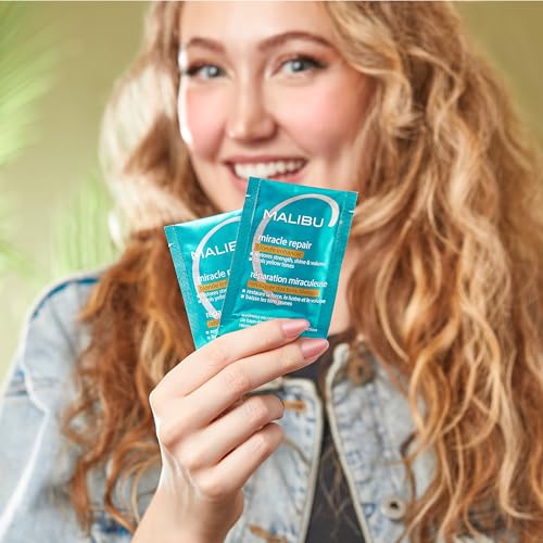 Malibu C Miracle Repair Blonde Hair Reconstructor - 1 Packet Nourishing Damage Treatment