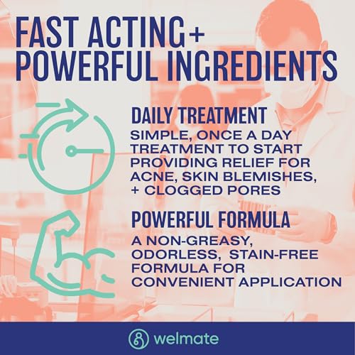 WELMATE Adapalene Gel 0.1% Acne Treatment 1.6oz - Pack of 1