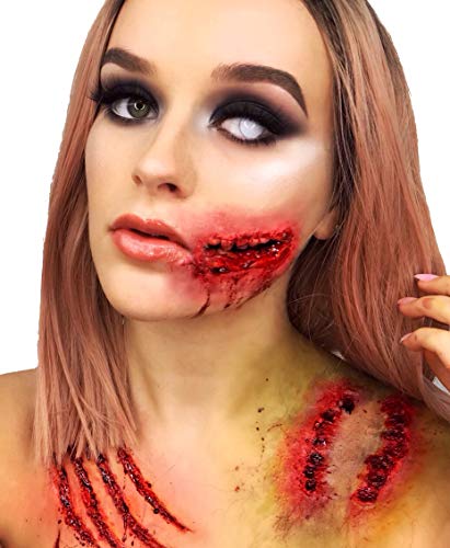 Moon Terror - Pro FX Liquid Latex - 1.69fl oz - SFX Make up for Halloween, Works with Fake Blood & Face Paint - Special Effects Make up