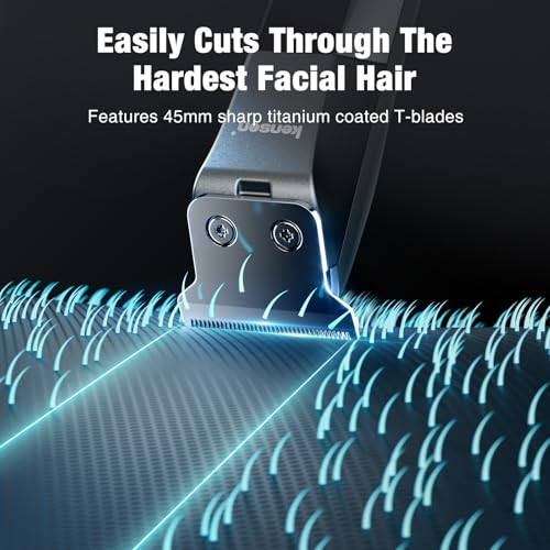 Body Hair Trimmer for Men,kensen Electric Groin & Pubic Hair Trimmer, Christmas Gift Rechargeable Ball Shaver Groomer, Mens Body Groomer Kit for Privates, Waterproof, Cordless for Wet/Dry Use