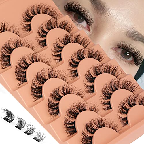 D Curl Cluster Lashes - 56pc Fluffy Wispy Eyelash Extensions
