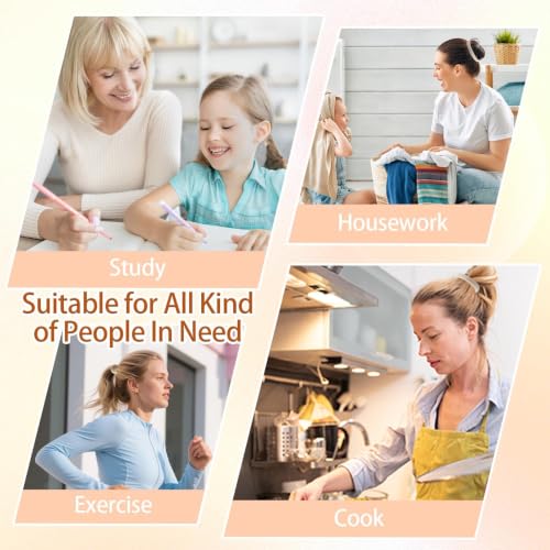 Bessrung 100PCS Beige Seamless Elastic Hair Ties - No Damage, Strong Hold for Women & Girls