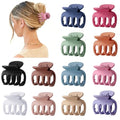 Small Claw Clips for Thin & Thick Hair - 12 Pack Colorful