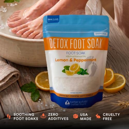 Better Bath Better Body Detox Foot Soak Epsom Salts with Essential Oils - 32 oz