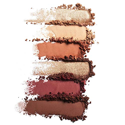 ILIA - The Necessary Eyeshadow Palette | Talc-Free, Matte, Satin + Metallic Highly Pigemented + Blendable Finishes | Cruelty-Free, Vegan (Warm Nude, 6 x 0.05 oz | 1.5 g)