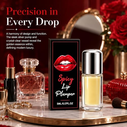 Spicy Lip Plumper Oil - Moisturizing Fuller Lips (2-Pack)
