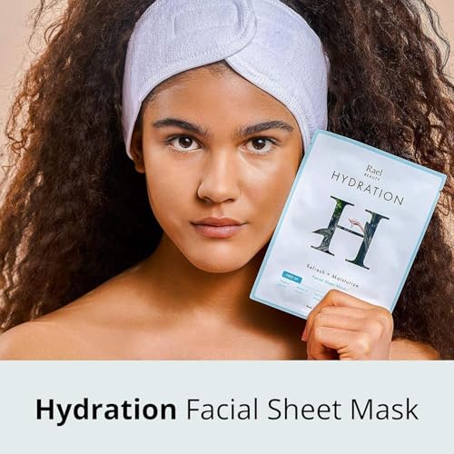 Rael Hydrating Facial Masks - Soothing & Deep Moisture Skin Care, Daily Use