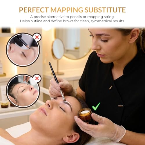 Marie-José White Brow Mapping Paste 5g | Eyebrow Highlighting
