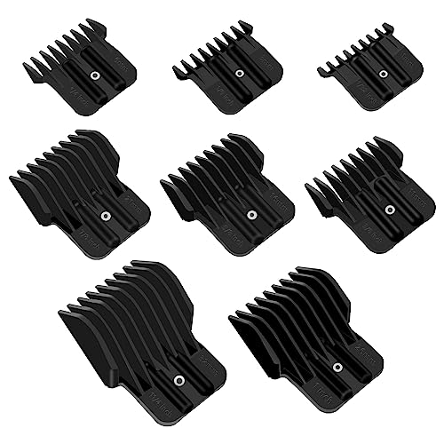 8-Pack Universal Clipper Guards Set for Wahl Andis BaByliss