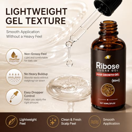 Hair Growth Gel for Men & Women, 60ML Ribose Sugar