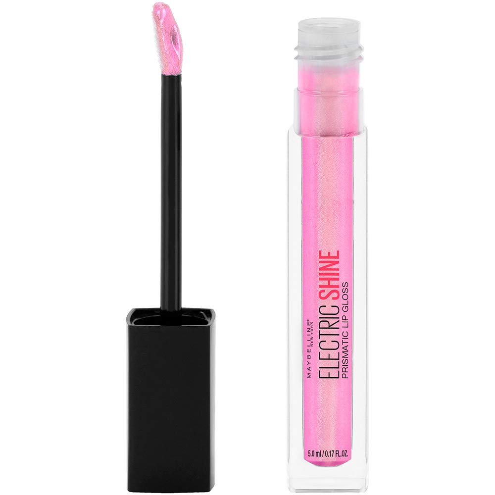 Maybelline Lip Studio Electric Shine Prismatic Lip Gloss Makeup, Cosmic Light, 0.17 fl. oz.