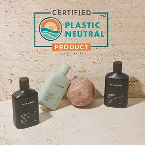 Blind Barber Lemongrass Tea Body Wash for Men - Sulfate-Free Body Soap with Lemongrass Scent - Leaves Skin Clean & Hydrated - Paraben-Free & Cruelty-Free, No Artificial Dyes (12 Fl oz)