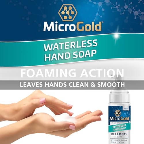 MicroGold Alcohol-Free Hand Sanitizer & Foaming Antibacterial Soap, 4 oz