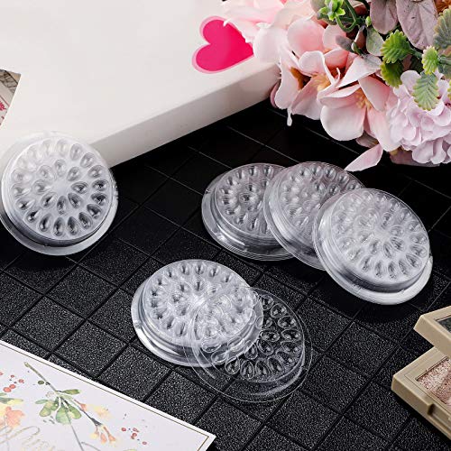200-Piece Disposable Glue Pads Flower Shape Lash Extension Holder