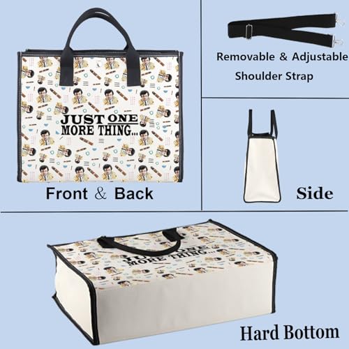 WZMPA Detective Cosmetic Bag Murder Show Fans Gift Just One More Thing Makeup Zipper Pouch Bag Crime Merchandise (Just One More Thing-TB)