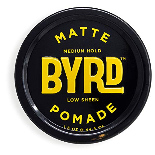 BYRD Matte Pomade 1.5 oz – Medium Hold, Water-Based