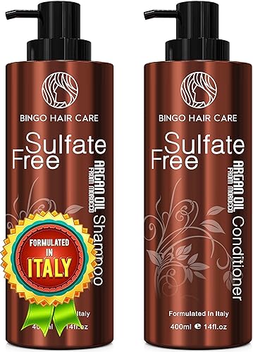 Moroccan Argan Oil Shampoo & Conditioner Set - Sulfate Free