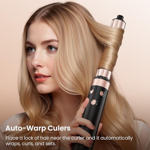Black MESCOMB 3-in-1 Dual Voltage Travel Hair Dryer & Air Curler, 1400W