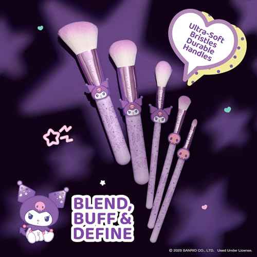 wet n wild My Melody and Kuromi 5-Piece Makeup Brush Set