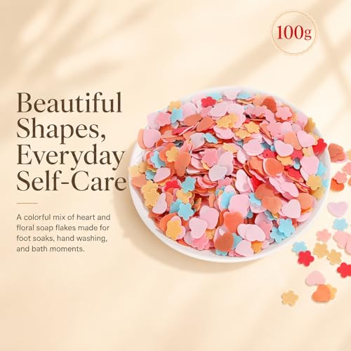 Foot Soak Soap Flower Petals - Fast-Dissolving Pedicure Spa Sheets