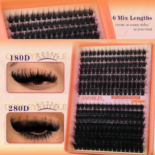 Manga Spiky Lash Clusters 12-22MM Volume Eyelash Extensions