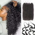 LUVME Deep Wave Crochet Human Hair 20 Inch 235g