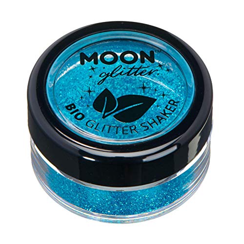 Moon Glitter Biodegradable Cosmetic Glitter Shaker 5g Blue