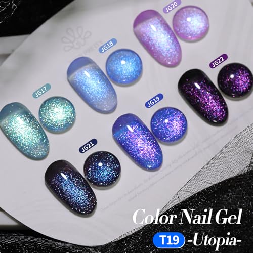 Born Pretty Chameleon Gel Nail Polish Set - 6 Colors, 7ml Each
