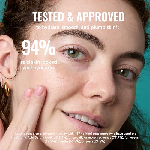Good Molecules Hyaluronic Acid Serum Pack 3 ? 75 ml / 2.5 fl oz Each | Lightweight Facial Serum with 1% Hyaluronic Acid for Hydration