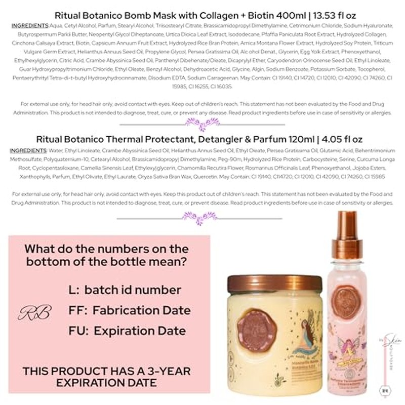 Vegan Organic Keratin Hair Treatment Kit - Straighten & Repair
