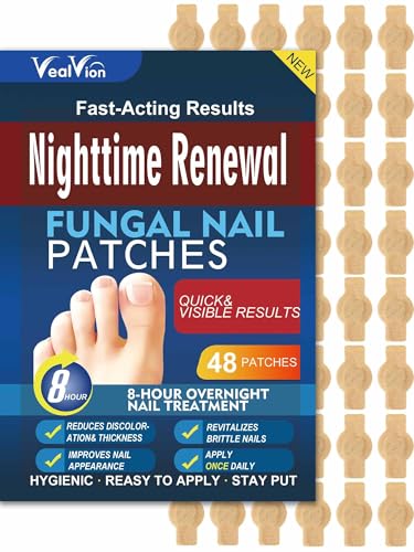 Extra Strength Overnight Nail Repair Patches for Damaged Nails - 48 Pack