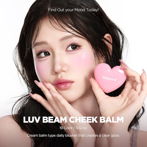 lilybyred Luv Beam Heart-Shaped Cream Blush - Innocent Pink