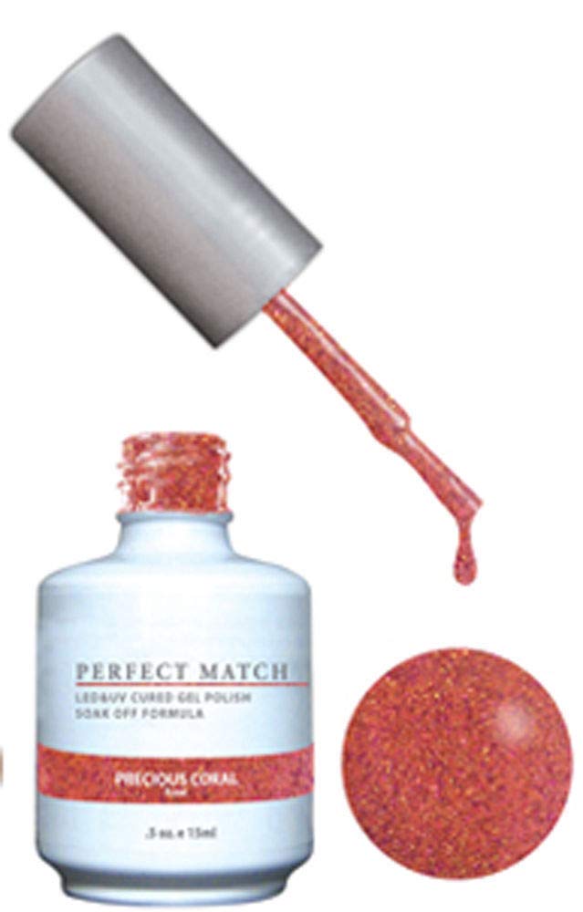 LECHAT Perfect Match Gel Polish, Precious Coral, 0.5 Fl Oz (PMS124)