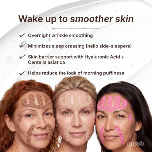 Anti-Wrinkle Face Tape – 165 Pre-Cut Strips with Hyaluronic Acid