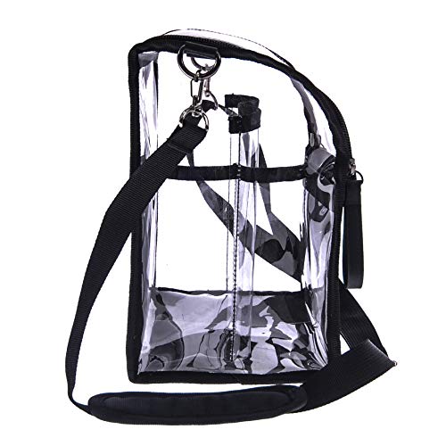 Trave Medium Makeup Brush Buddy Makeup Brush Holder Bag Cosmetic Kits Beauty Accessories Storage Organizer Bag with 4 Dividers & Shoulder Straps