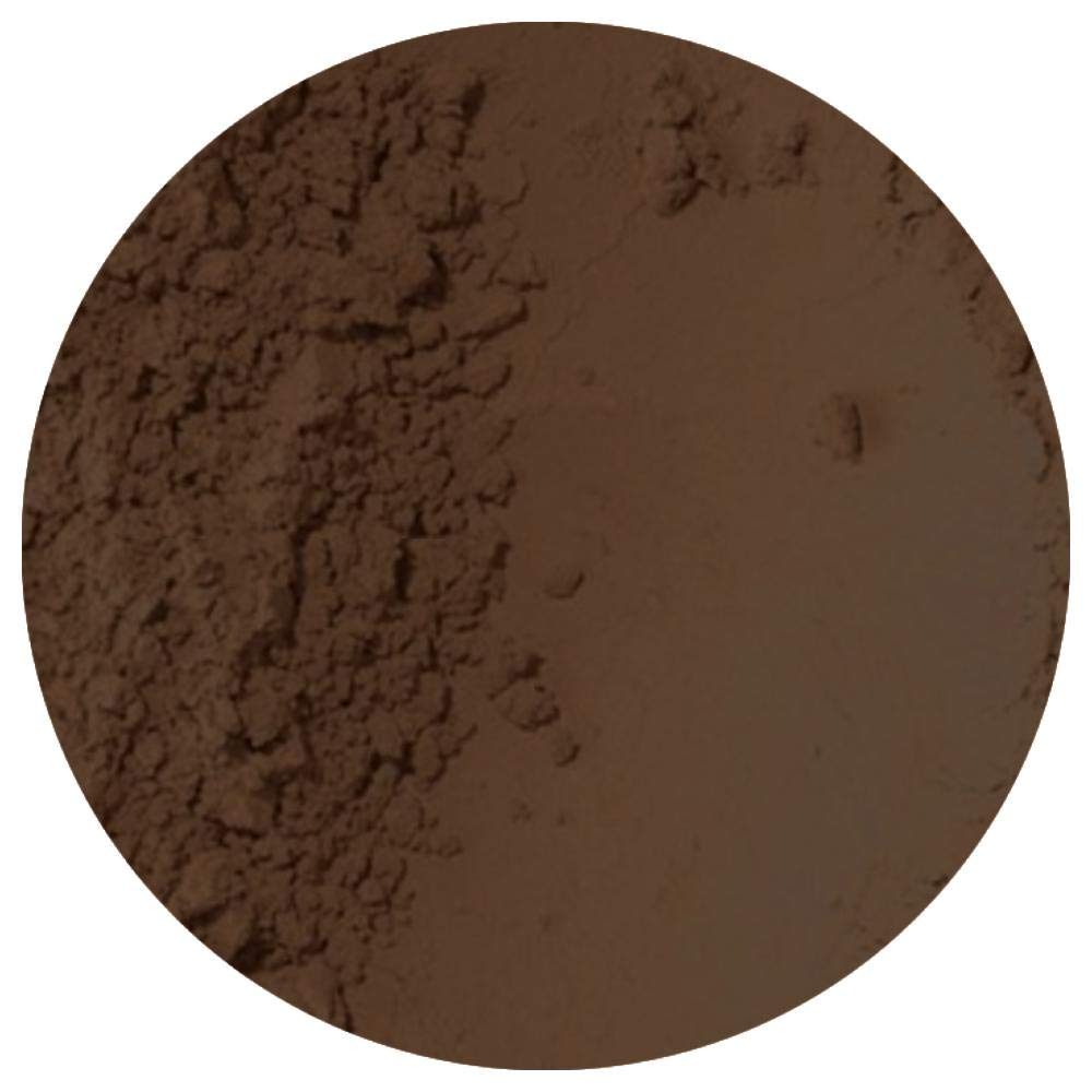 BaeBlu Eyebrow Powder, Organic Vegan 100% Natural, Fill-in Smudge Proof Brow Tint, Made in USA, Deep Brown