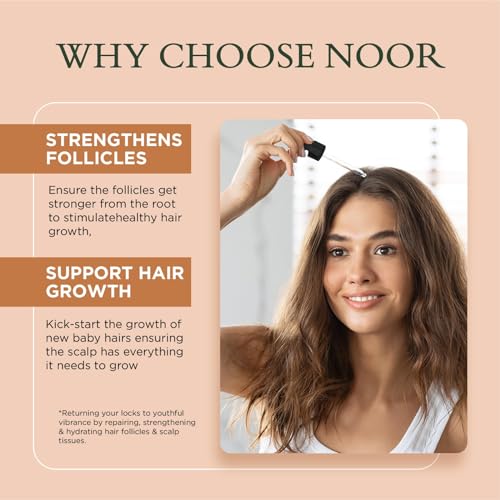 NOOR Hair Growth Serum with Argan Oil for Hair Loss